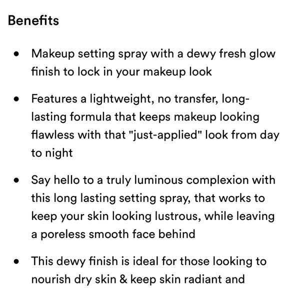 $5❤️🔥 LAST 1! NYX Professional Dewy Finish Long Lasting Makeup Setting Spray - Picture 5 of 6